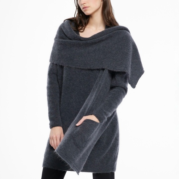 Sarah Pacini Red Mohair Merino Scarf - Made in Italy - Picture 3 of 9